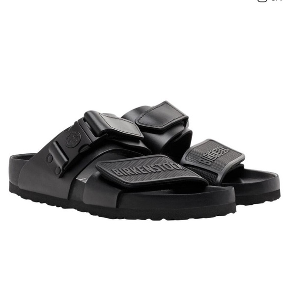 Rick Owen’s x Birkenstock Rotterdam Regular Wide Men\'s Black Slide Sandals Sz 47